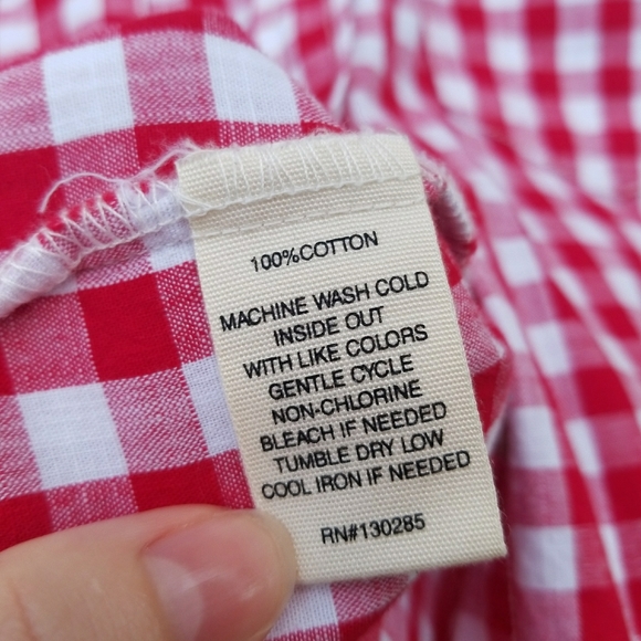 🇺🇸 Cotton gingham top - Picture 2 of 4